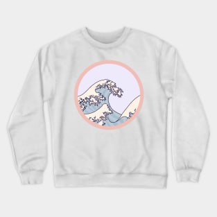 Pastel Wave Crewneck Sweatshirt